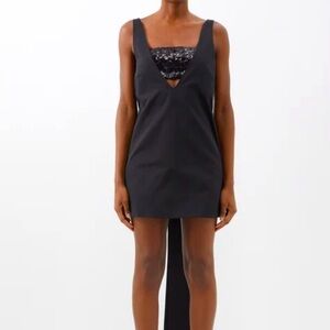 Gorgeous STAUD Irie Sequined back bow dress